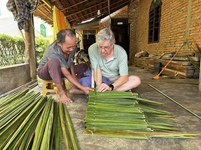 Traditional thatched roof craft